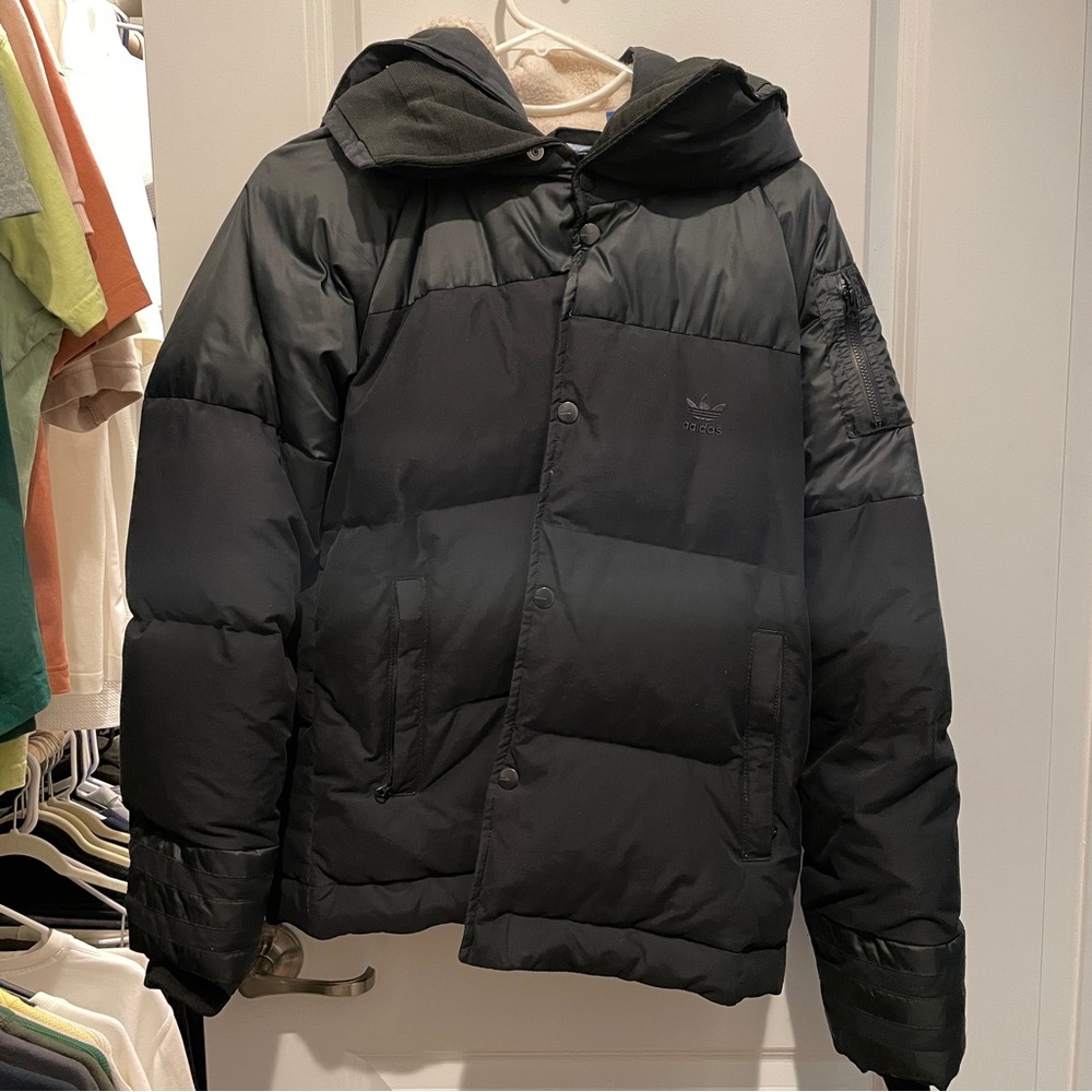 Adidas Puffer jacket black women xs